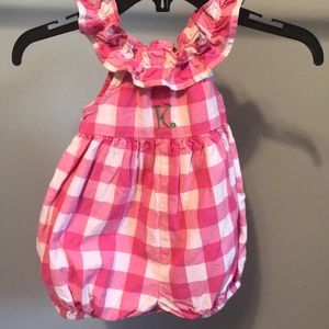 Kelly Kids monogrammed “K” bubble! Size 12 months!